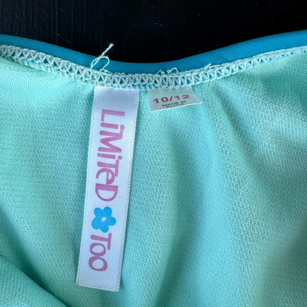 Limited Too Teal and Pink Mermaid One Piece